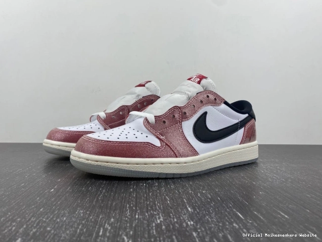 Official Maikesneakers 1 'RED FN0432-017 OG LOW X JORDAN AIR ROOM TROPHY BLACK' 0801